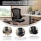 Flash Furniture Mesh Drafting Chair, Padded Flip-up, Back, Seat, Frame: Black BL-X-5M-D-GG - alternate 8